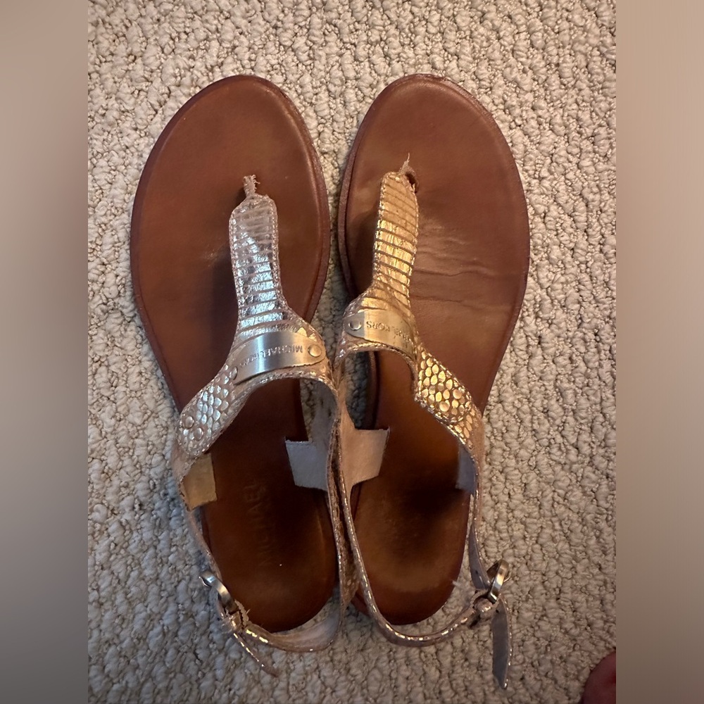 Michael Kors Gold sandals